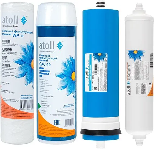 Комплект сменных картриджей Atoll №108 STDA ATECRT100