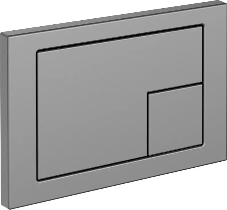 Клавиша смыва для унитаза Cersanit Corner 64107 хром матовый Клавиша смыва для унитаза Cersanit Corner 64107 хром матовый, 4