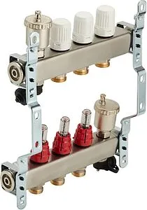 Группа коллекторная с расходомерами 3 отвода 1&quot;в/в x ¾&quot;ек Valtec VTc.586.EMNX.0603, 3