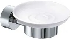 Мыльница Milardo Bosfor хром/белый B041MI Мыльница Milardo Bosfor хром/белый B041MI