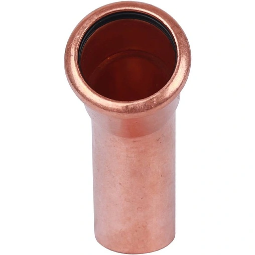 Отвод пресс однораструбный 28мм угол 45° Sanha 6040 1604028