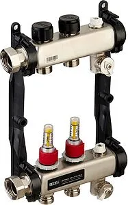 Группа коллекторная с расходомерами 2 отвода 1"нг x ¾"ек TECEfloor SLQ 77310002, 3