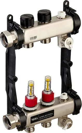 Группа коллекторная с расходомерами 2 отвода 1"нг x ¾"ек TECEfloor SLQ 77310002