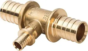 Тройник аксиальный редукционный 32мм x 16мм x 32мм Stout SFA-0014-321632 Тройник аксиальный редукционный 32мм x 16мм x 32мм Stout SFA-0014-321632, 1