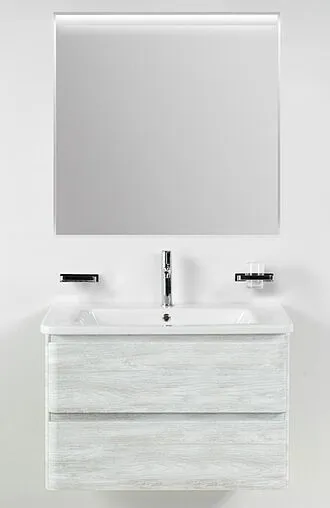 Тумба под умывальник подвесная BelBagno ALBANO-CER 80 Rovere Vintage Bianco ALBANO-CER-800-2C-SO-RVB