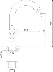 Смеситель для раковины Rossinka хром RS39-62U Смеситель для раковины Rossinka хром RS39-62U, 2