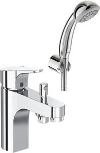 Смеситель на борт ванны на 1 отверстие Vidima Next хром BA402AA Смеситель на борт ванны на 1 отверстие Vidima Next хром BA402AA, 1