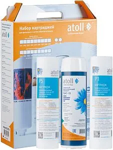 Комплект сменных картриджей Slim Line 10" Atoll №202 STDA ATECRT426 Комплект сменных картриджей Slim Line 10" Atoll №202 STDA ATECRT426, 1