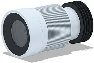 Гофра для унитаза Ани Пласт D100 230-530мм K828R Гофра для унитаза Ани Пласт D100 230-530мм K828R, 1