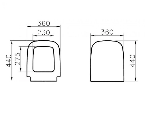 Крышка-сиденье для унитаза VitrA S20 белый 77-003-001