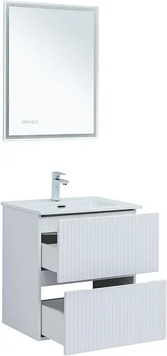 Тумба под умывальник Aquanet Джейн 60 белый матовый 00313284