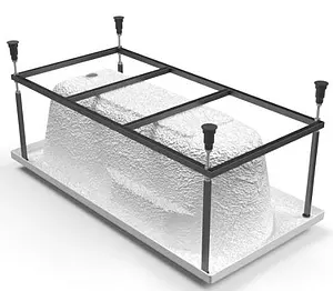 Каркас для ванны Cersanit Santana 150x70 K-RW-SANTANA*150n Каркас для ванны Cersanit Santana 150x70 K-RW-SANTANA*150n, 4