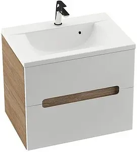 Тумба-умывальник подвесная Ravak SD Classic II 70 белый/капучино X000000909+XJD01170000, 1