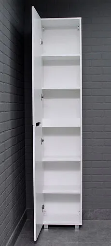 Шкаф-пенал напольный Айсберг Аура 40 белый DA2505P
