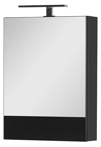 Шкаф-зеркало Aquanet Нота 58 L черный 00169191