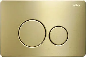 Клавиша смыва для унитаза Abber AC0121MB черный матовый, 1