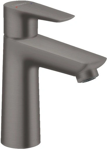 Смеситель для раковины Hansgrohe Talis E 110 шлифованный чёрный хром 71712340
