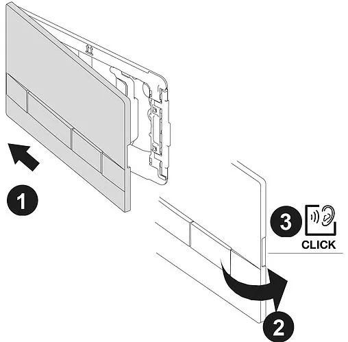 Комплект 5 в 1 Lemark Peneda+ Bit+Glazer White 100803429 с кнопкой Bit 9803007 хром матовый