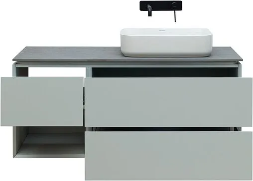 Тумба под умывальник подвесная Allen Brau Infinity 120 R папирус 1.21007.PWM