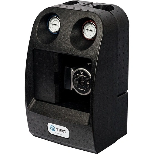 Насосный модуль с 3-х ходовым смесительным клапаном 1½"н х 1"в Stout SDG-0007-002502 с насосом Grundfos UPSO 25-65 180