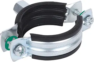Хомут сантехнический обрезиненный 2" (62-67мм) Walraven 2S 33335067 Хомут сантехнический обрезиненный 2" (62-67мм) Walraven 2S 33335067, 1