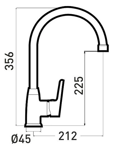 Смеситель для кухни Gross Aqua Vista хром 3205267C-B01 Смеситель для кухни Gross Aqua Vista хром 3205267C-B01