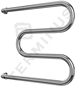 Полотенцесушитель водяной Terminus М-образный AISI 25 600х500 полированная сталь 4620768880537 Полотенцесушитель водяной Terminus М-образный AISI 25 600х500 полированная сталь 4620768880537, 2