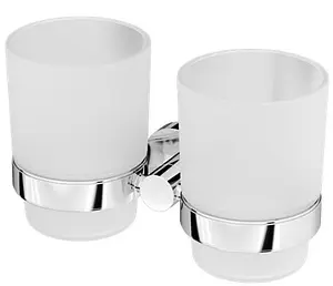 Стакан двойной Am.Pm Sense L хром A74343400 Стакан двойной Am.Pm Sense L хром A74343400, 1