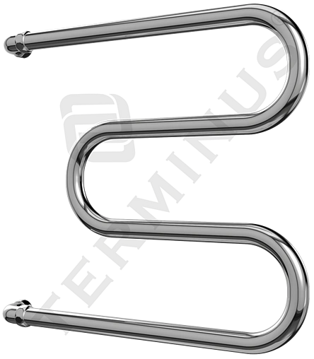 Полотенцесушитель водяной Terminus М-образный AISI 25 600х500 полированная сталь 4620768880537