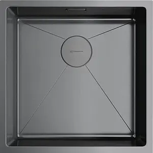 Мойка кухонная Omoikiri Taki 44-U/IF-GM вороненая сталь 4973521 Мойка кухонная Omoikiri Taki 44-U/IF-GM вороненая сталь 4973521, 1
