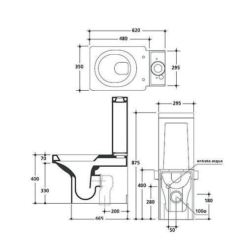 Бачок для унитаза Kerasan Cento белый 358201 Бачок для унитаза Kerasan Cento белый 358201