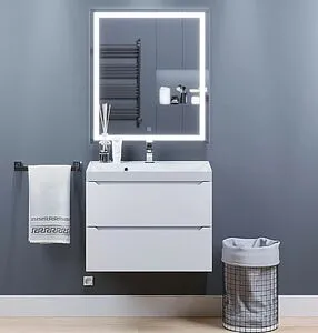 Зеркало с подсветкой Uperwood Tanos 70 с подогревом белый/серебро 291020221 Зеркало с подсветкой Uperwood Tanos 70 с подогревом белый/серебро 291020221, 5