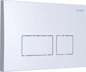 Клавиша смыва для унитаза Logan Space 00297681 белый глянцевый Клавиша смыва для унитаза Logan Space 00297681 белый глянцевый, 1