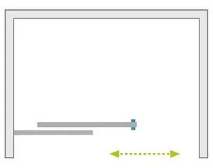 Дверь в нишу 1600мм прозрачное стекло Radaway Espera DWJ 160 R 380795-01R+380216-01R, 3