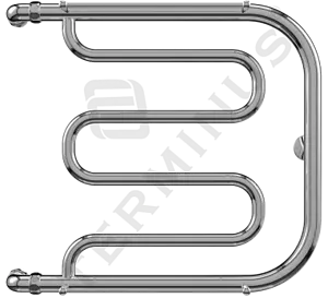 Полотенцесушитель водяной Terminus Фокстрот AISI 32х2 500х400 полированная сталь 4620768881275 Полотенцесушитель водяной Terminus Фокстрот AISI 32х2 500х400 полированная сталь 4620768881275, 1