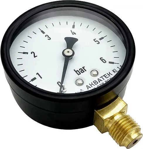 Манометр радиальный Aquatech 63мм 6 бар ¼&quot; MR001-63