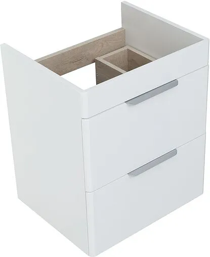 Тумба-умывальник Aquanet Ирис new 50 белый глянец 00310143+