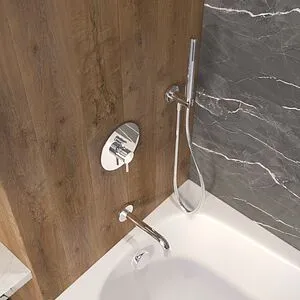 Смеситель для ванны скрытого монтажа WHITECROSS Y chrome хром YSET06CR Смеситель для ванны скрытого монтажа WHITECROSS Y chrome хром YSET06CR, 4