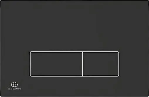 Комплект 5 в 1 Ideal Standard Tesi AquaBlade T3868V1/121A6 с кнопкой черный матовый