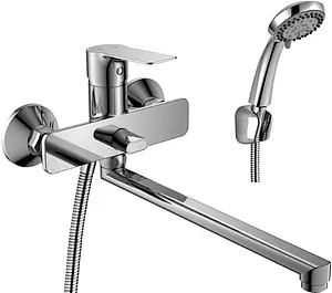 Смеситель для ванны с длинным изливом Rossinka хром RS27-33 Смеситель для ванны с длинным изливом Rossinka хром RS27-33, 1