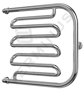 Полотенцесушитель водяной Terminus Фокстрот-Лиана AISI 600х600 полированная сталь 4620768881367, 2