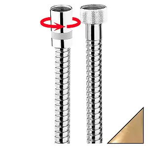 Шланг для душа Bossini Doppia Aggraffatura 150см бронза A00048C.022.1 Шланг для душа Bossini Doppia Aggraffatura 150см бронза A00048C.022.1, 1