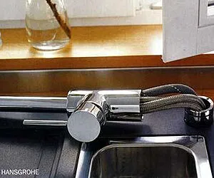 Смеситель для кухни с выдвижным изливом для установки перед окном Hansgrohe Talis M52 260 1jet хром 14872000 Смеситель для кухни с выдвижным изливом для установки перед окном Hansgrohe Talis M52 260 1jet хром 14872000, 4