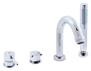 Смеситель на борт ванны на 4 отверстия Rav Slezak Seina хром SE962.5P, 1