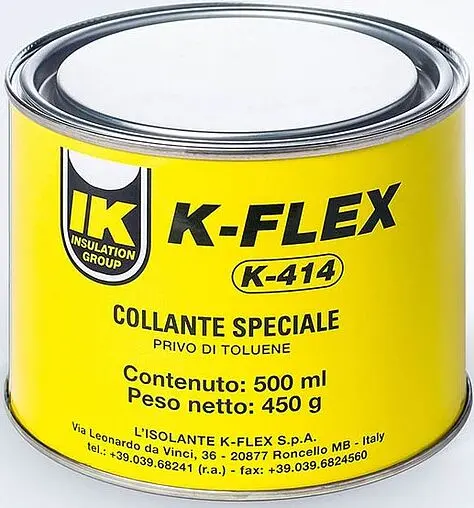 Клей для материалов изоляционных 0,5л K-FLEX K-414 850CL020002