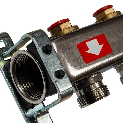 Группа коллекторная без расходомеров 10 отводов 1&quot;в/в x ¾&quot;ек Stout SMS 0922 000010