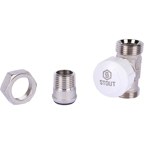 Вентиль терморегулирующий прямой 3/4"ек x 1/2"н Stout SVT-0001-100015 ...