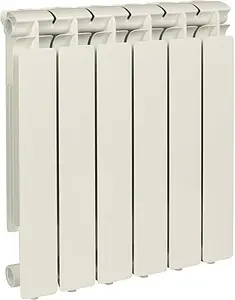 Радиатор алюминиевый 6 секций Stout Bravo 500 SRA-0110-050006 Радиатор алюминиевый 6 секций Stout Bravo 500 SRA-0110-050006, 1