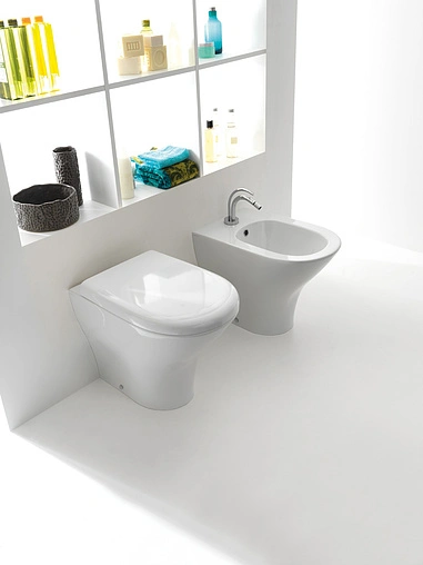 Унитаз приставной Kerasan Aquatech белый 371601