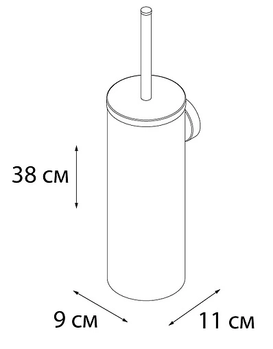 Ёршик для унитаза Fixsen Hotel хром FX-31013